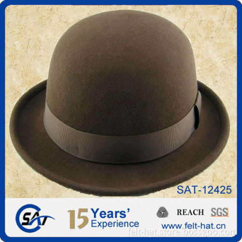 perfect wool felt derby bowler hat for wholessle